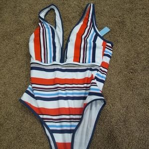 Cupshe Striped One piece swimsuit
